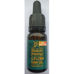 Dutch Hemp CBN 5% - CBD 2.5% Full-Spectrum 10ml Oil (MCT)