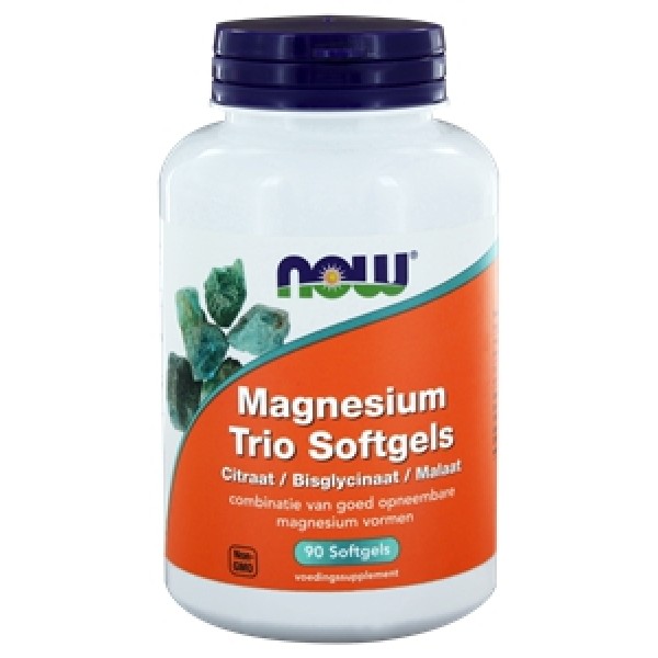 Magnesium Trio Softgels by Now Foods
