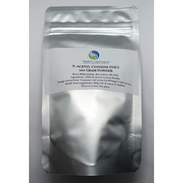 Health Optimera NAC (N-Acetyl Cystine) Powder 100g