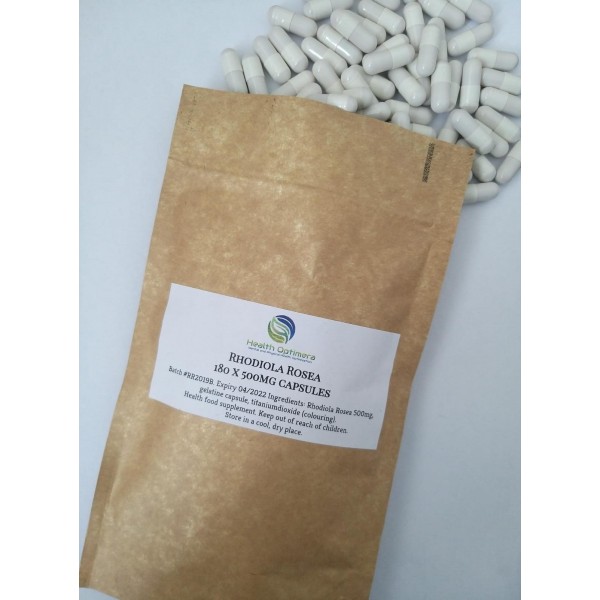 Health Optimera - Rhodiola Rosea 500mg x 180 capsules