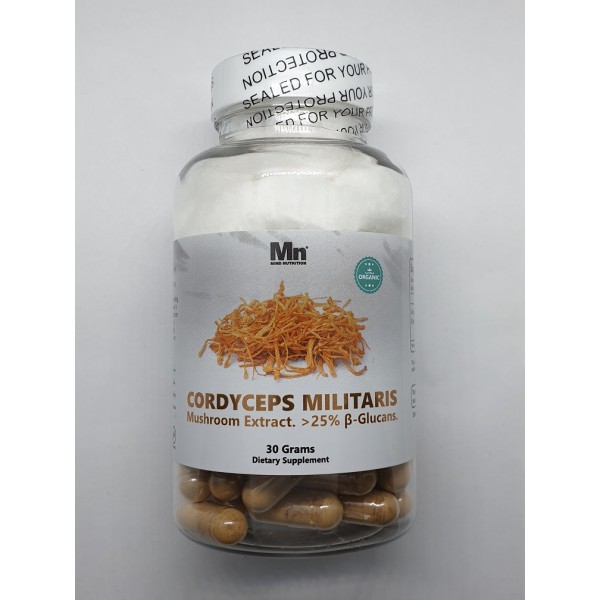 Nammex Mushroom Extract Cordyceps Militaris 1:1 60 capsules x 500mg (30g)
